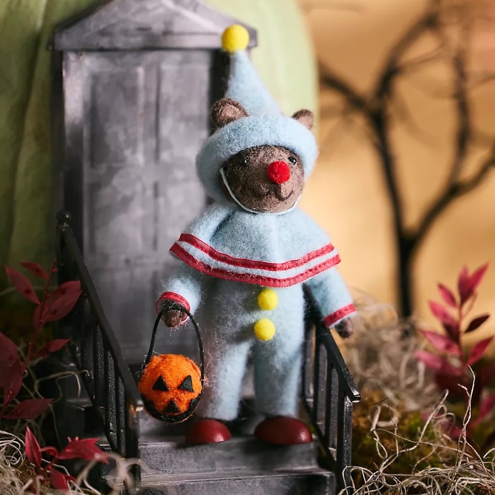 NWT Halloween Clown Bear Critter - Picture 1 of 1